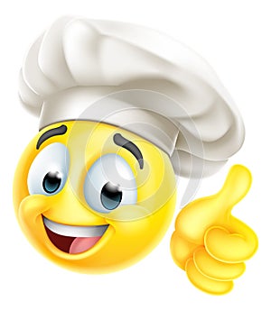 Chef Emoticon Cook Cartoon Face