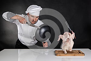 Chef fighting