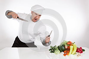 Chef fighting