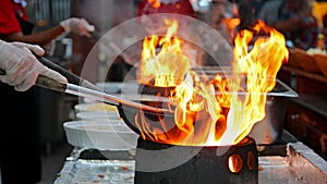 Chef Flambe Cooking photo