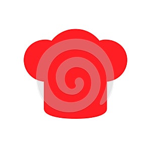 Chef hat icon. Kitchen logo - vector