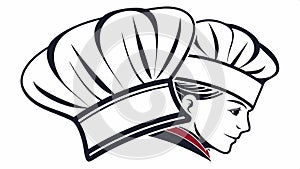 Chef hat with laurel wreath, culinary excellence for food awards and logos vector design Generative AI photo