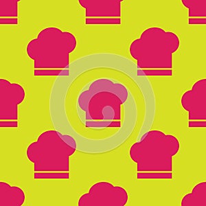 Chef hat seamless pattern for your background