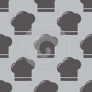 Chef hat seamless pattern for your background