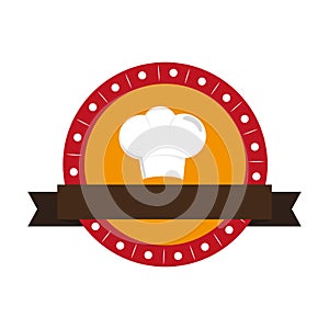 Chef hat silhouette icon