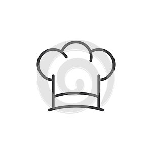 Chef icon Thin outline art symbol