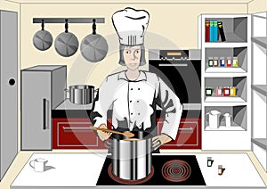Koch die Küche 