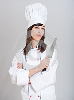 Chef with knife