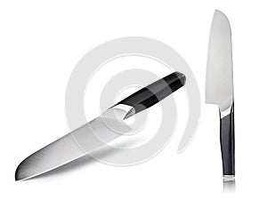 Chef knife, cutter, knife, kitchen, blade, chef, cut, cutting, danger, food, white background, handle, handle, metal, object, isol