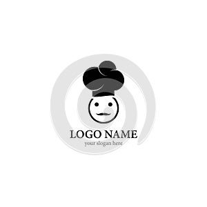 Chef logo template