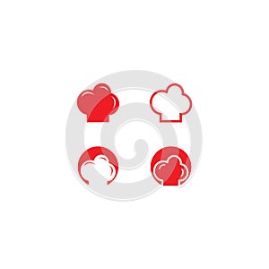 Chef logo vector icon