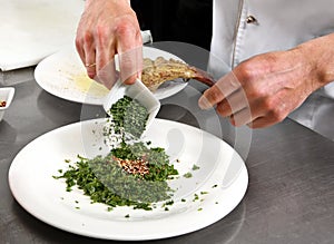 Chef mixed herb and spice