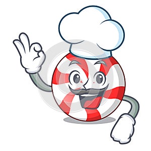 Chef peppermint candy character cartoon