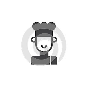 Chef person icon vector