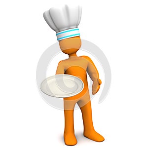 Chef With Plate