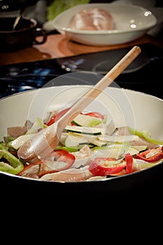 Chef Preparing Food