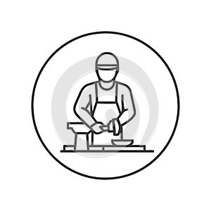 Chef Preparing Food, Kitchen Utensils, Cooking Process