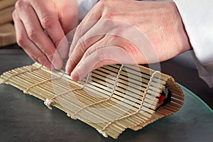 Chef Preparing Sushi-7