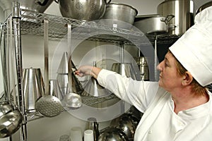 Chef preparing to cook