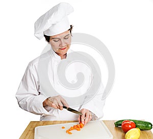 Chef Preparing Vegetables