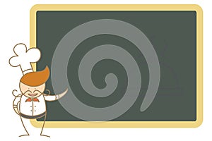 chef present message on board