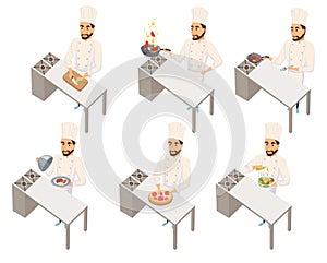 Chef in restaurant