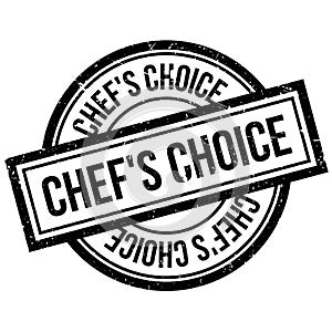 Chef`S Choice rubber stamp