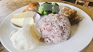 Chef`s Special rice of Water drop Vegetarian Cafe.