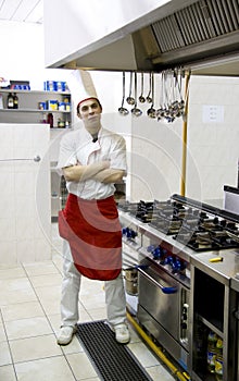 Chef smiling