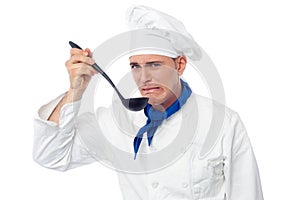 Chef tastes awful food photo