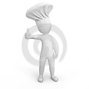 Chef with thumb up