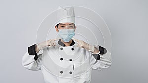 Cocinero agotador protector médico proteccion 