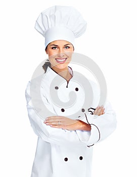 Chef woman. photo
