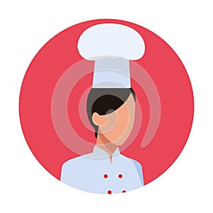 Chef woman worker avatar