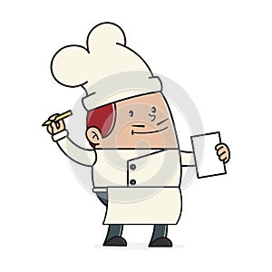 Chef writing order