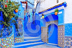 Chefchaouen, Morocco. The blue city