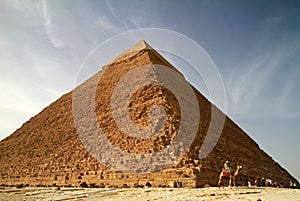 Chefren pyramid in Egypt