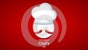 Chefs Day International chefs hat plate