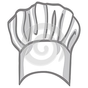 Chefs Hat Cartoon Drawing Vector Illustration