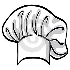 Chefs Hat Cartoon Vector Illustration