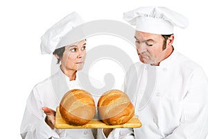 Chefs with Italian Bread