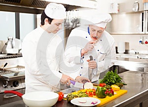 Chefs at work photo