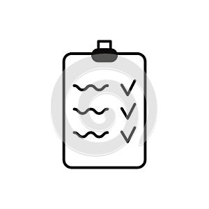 cheklist icon illustration