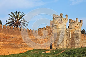 Chellah - roman buildings in Morocco