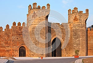 Chellah - roman buildings in Morocco