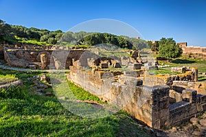 Chellah sanctuary in Rabat, Morocco