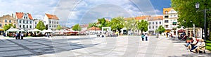 Chelmno city square panorama