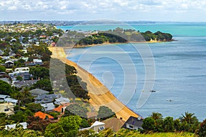 Cheltenham Beach View from North Head Auckland New Zealand