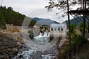 chemal hydroelectric power station in Altai.