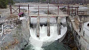 Chemal hydroelectric power station in Altai.